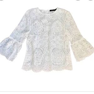 Like new Zara lace top